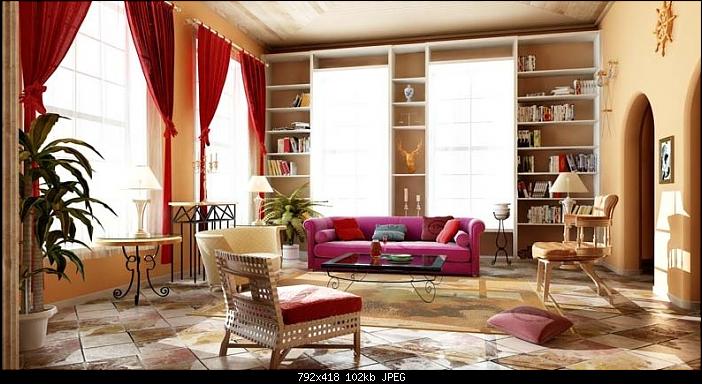 Continental Retro Living Room